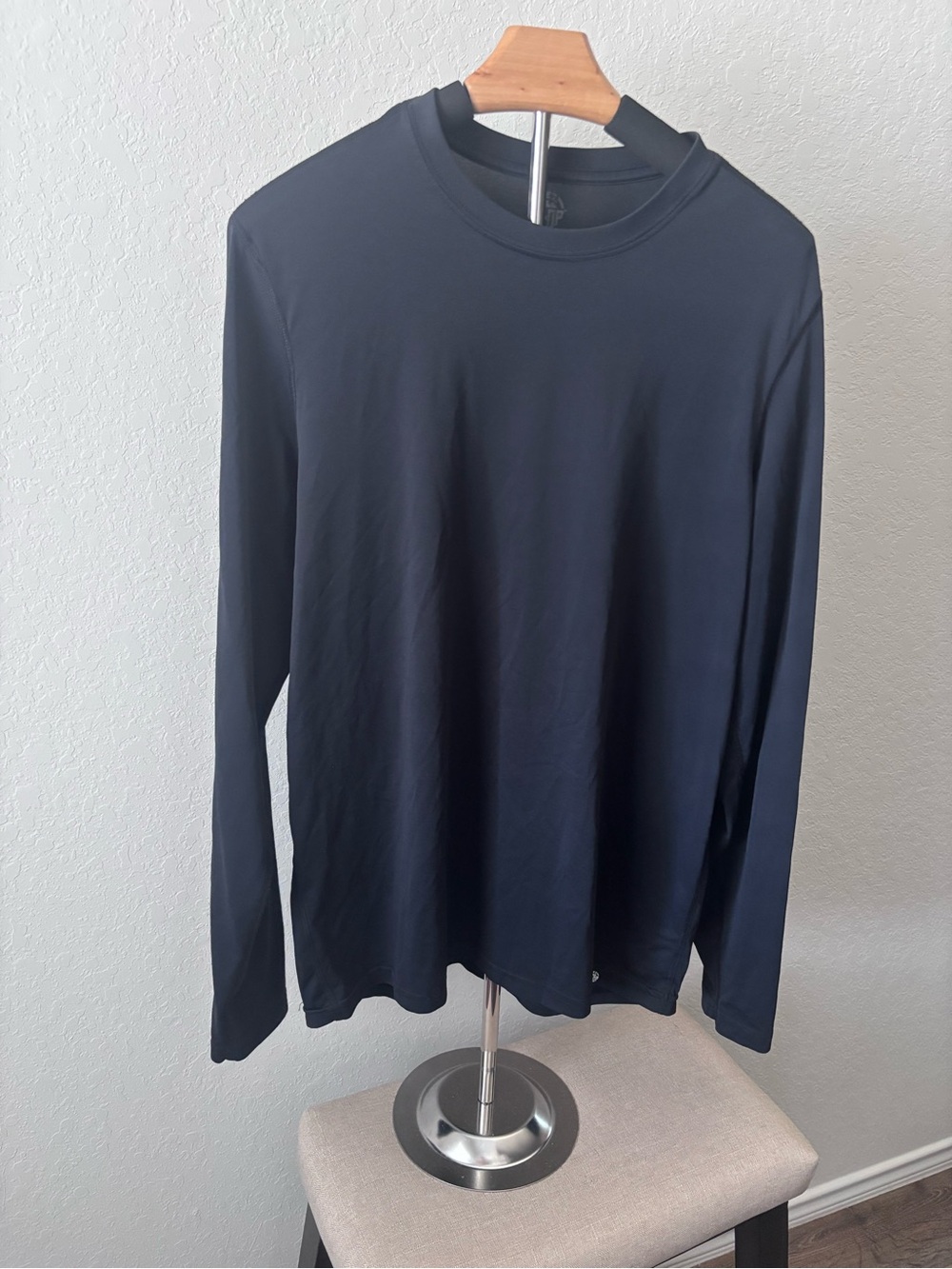 REI Co-op Men’s Lightweight Base Layer Shirt L Black Long Sleeve Hiking Tech